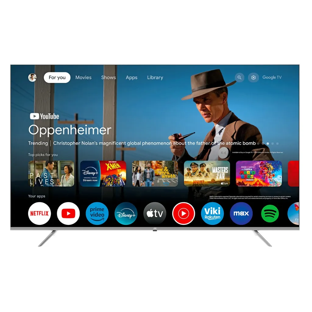 JVC Televisor 86" QLED UHD 4K Google TV  LT-86KB738