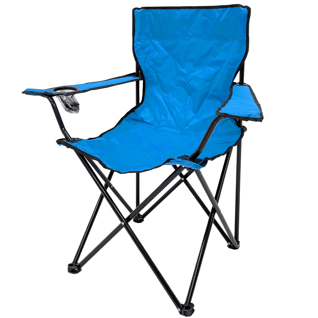 [TK-SI-21] SILLA PLEGABLE AZUL