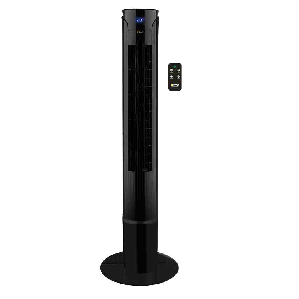 VENTILADOR TORRE 40" C/CONTROL 55W NEGRO IRADI