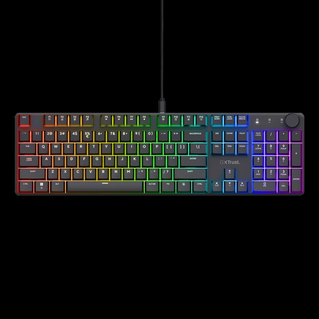 [DTF-TR00121] Trust teclado GXT 866 torix premium mecanico gaming US - 24910