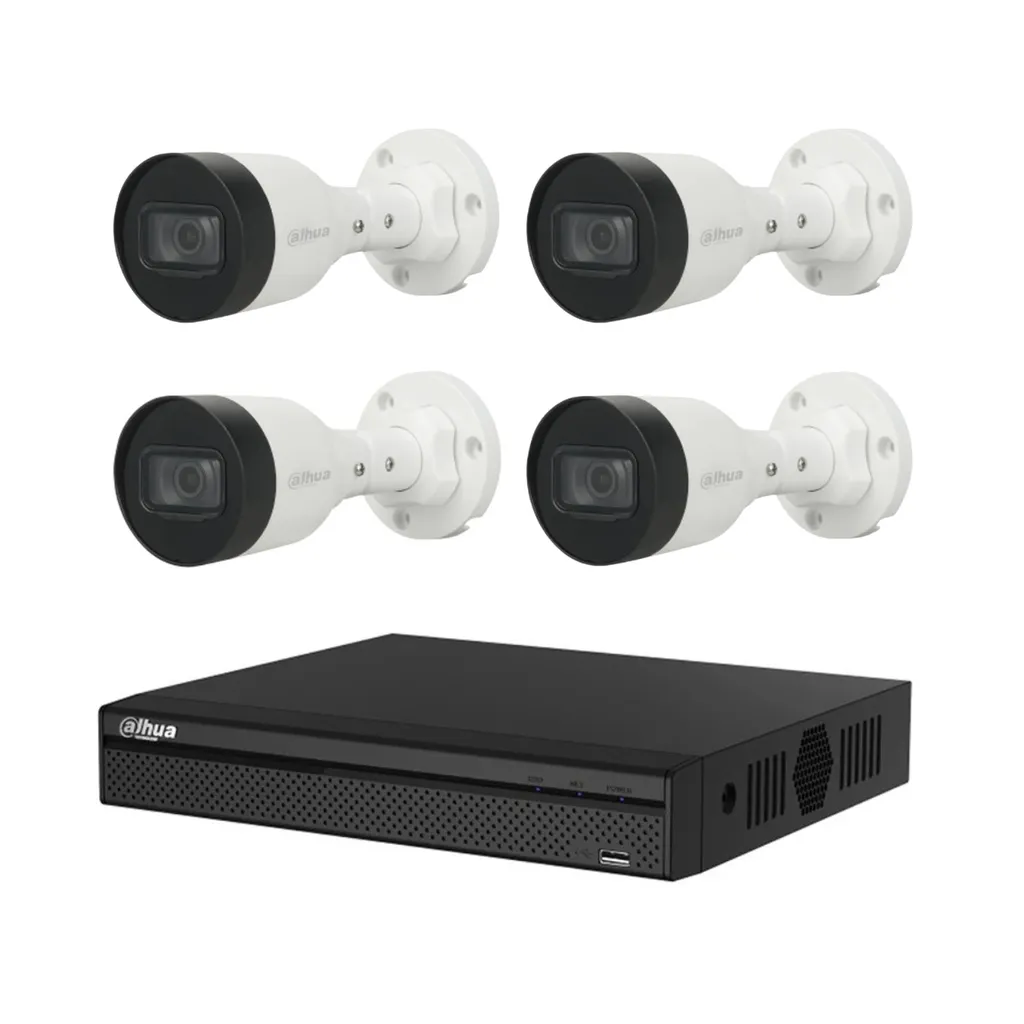 Dahua cooper 5MP 4 camaras 4ch HDCVI KIT -Spn-KIT/XVR1B04H-I/4-B2A51N-0280B-S2