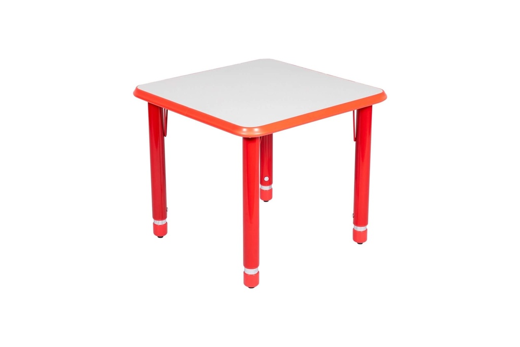 Mesa para kinder o infantil cuadrada ajustable