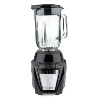 [DTF-BD00459] Black + Decker licuadora 8 veloc 700W vaso vidrio 1.25L ice crush negra - BL0876-1BDLA