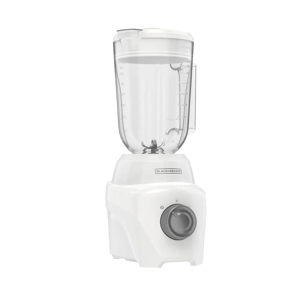 Black + Decker licuadora 2 veloc 700W 2 vaso plast 1.65L ice crush  Blanca - BL0877-0WDLA
