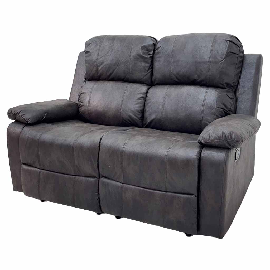 Sofa Doble Reclinable Cafe