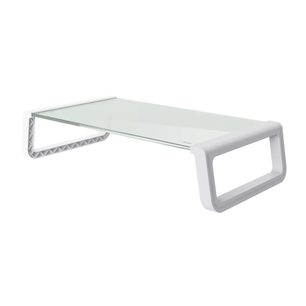 Trust monta soporte para monitor de cristal templado blanco - 25351