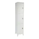 Locker Metálico Beige de 3 Puertas