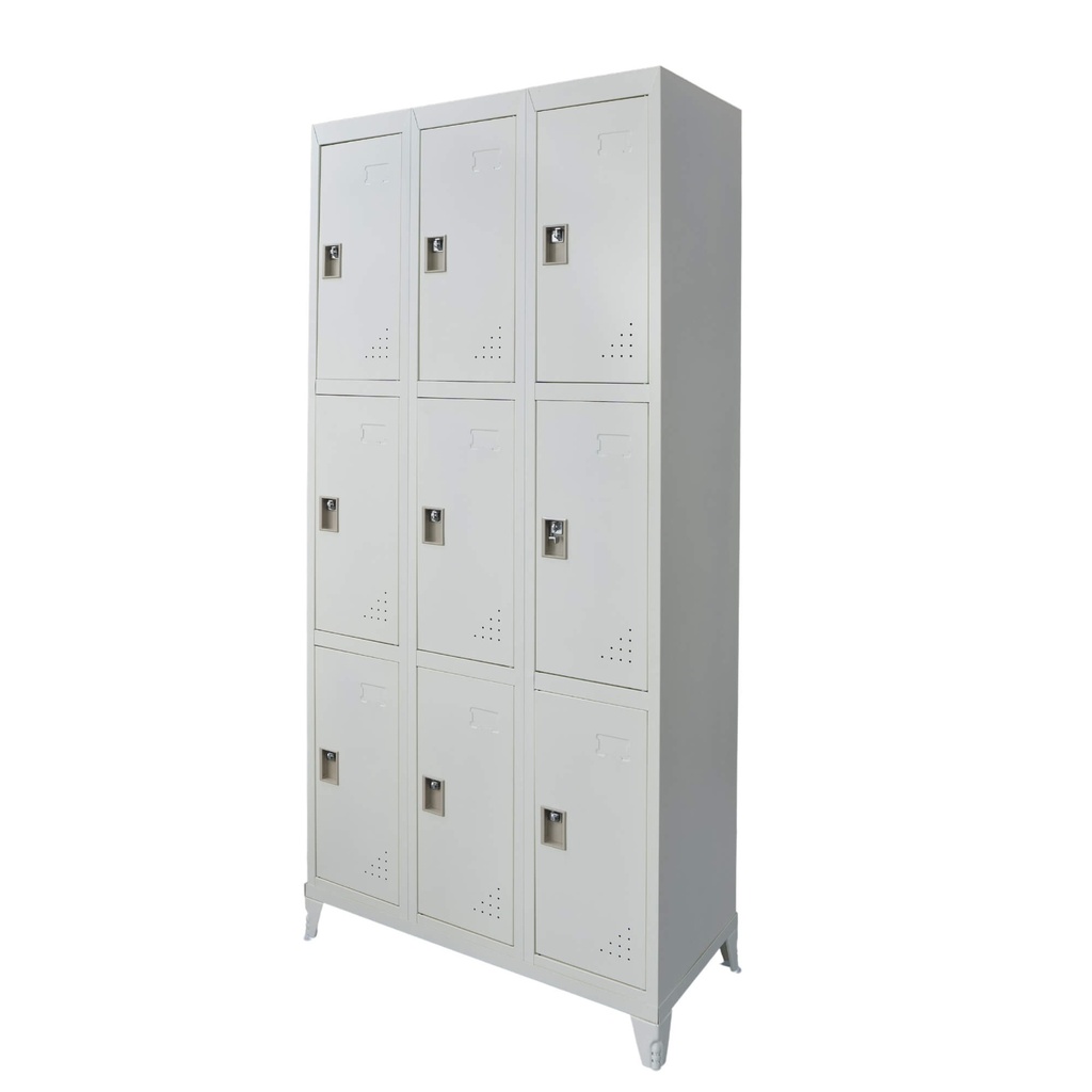 Locker metálico de 9 compartimientos
