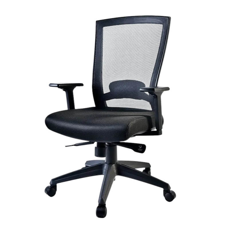 Silla semi ejecutiva en malla con brazos