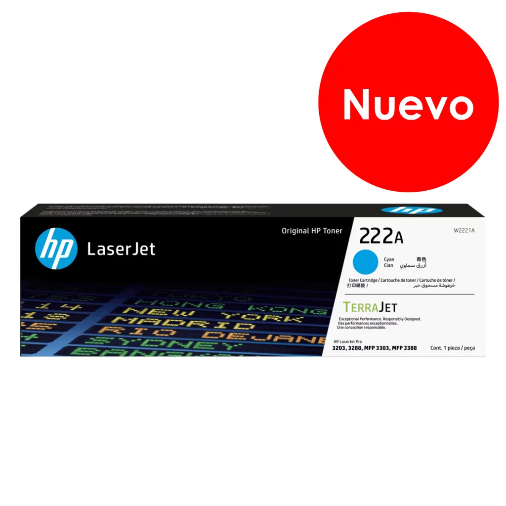 [DTF-HP02328] HP toner cyan 222A W2221A