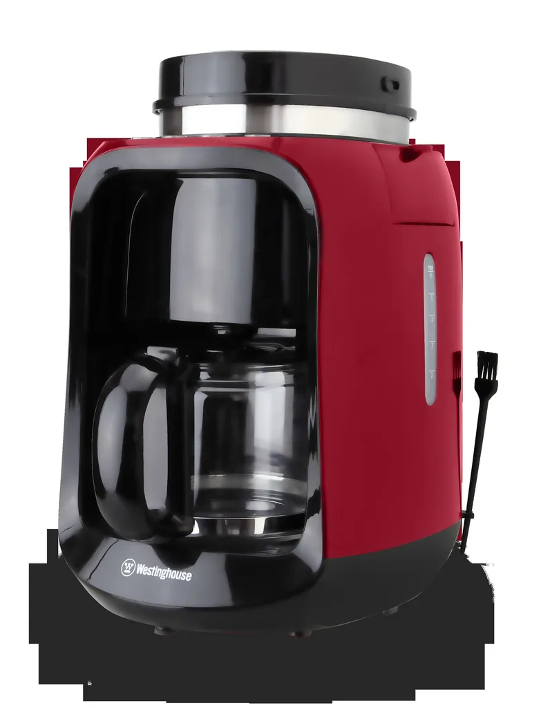 [DTF-WB00052] Westinghouse cafetera con moledor café 2 en 1 roja  - WKCM256