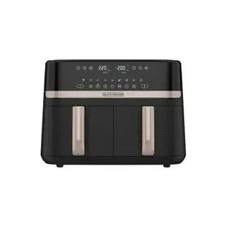 Black + Decker freidora de aire 9L dig doble purifry negro - AFBD92-1BDLA