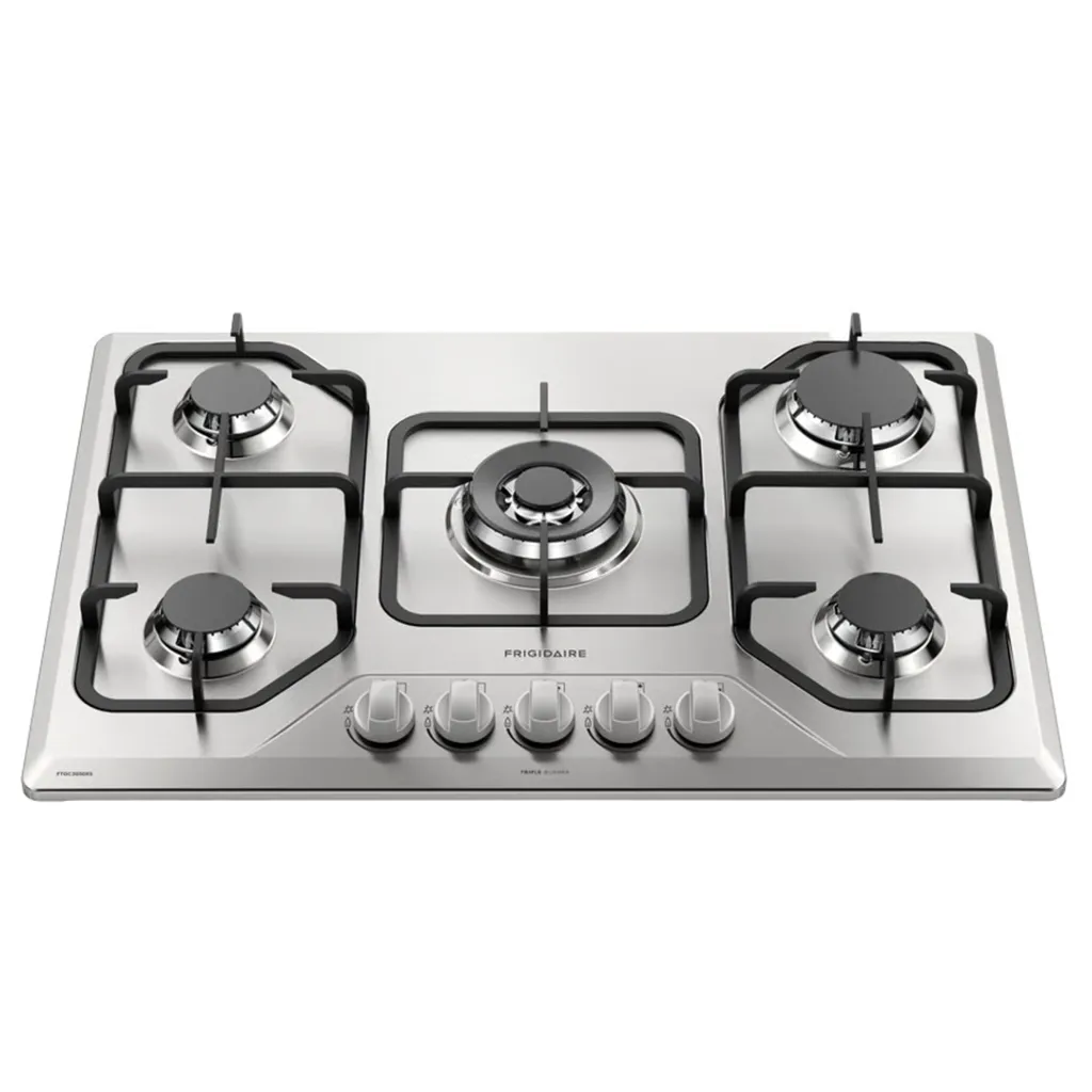 [DTF-FG00129] Frigidaire Plantilla De gas empotrable de 30" 5 quemadores Acero inoxidable FTGC3050XS
