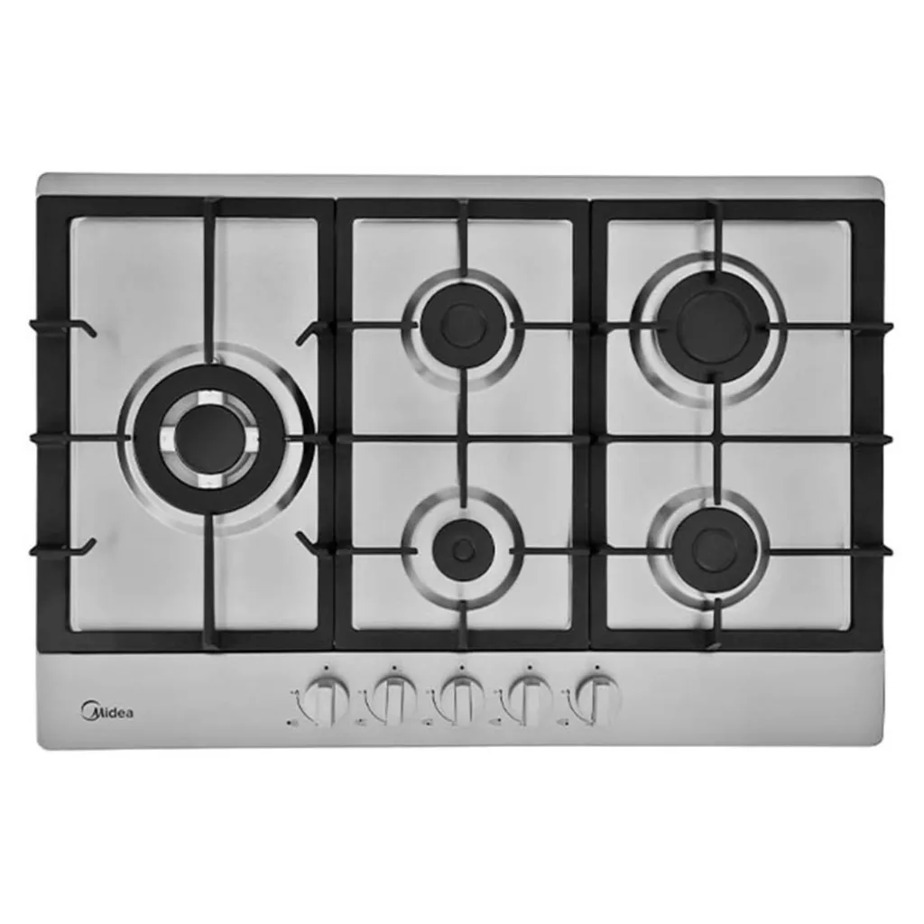[DTF-MD00117] Midea Plantilla De gas empotrable de 30" Plateado MTGB30TL3402GS