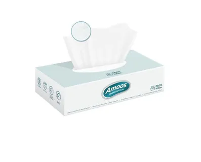[DTF-AM00047] Amoos pañuelos faciales de papel desechable cosmetico 100 X 2 capas caja de 24unds- F622701