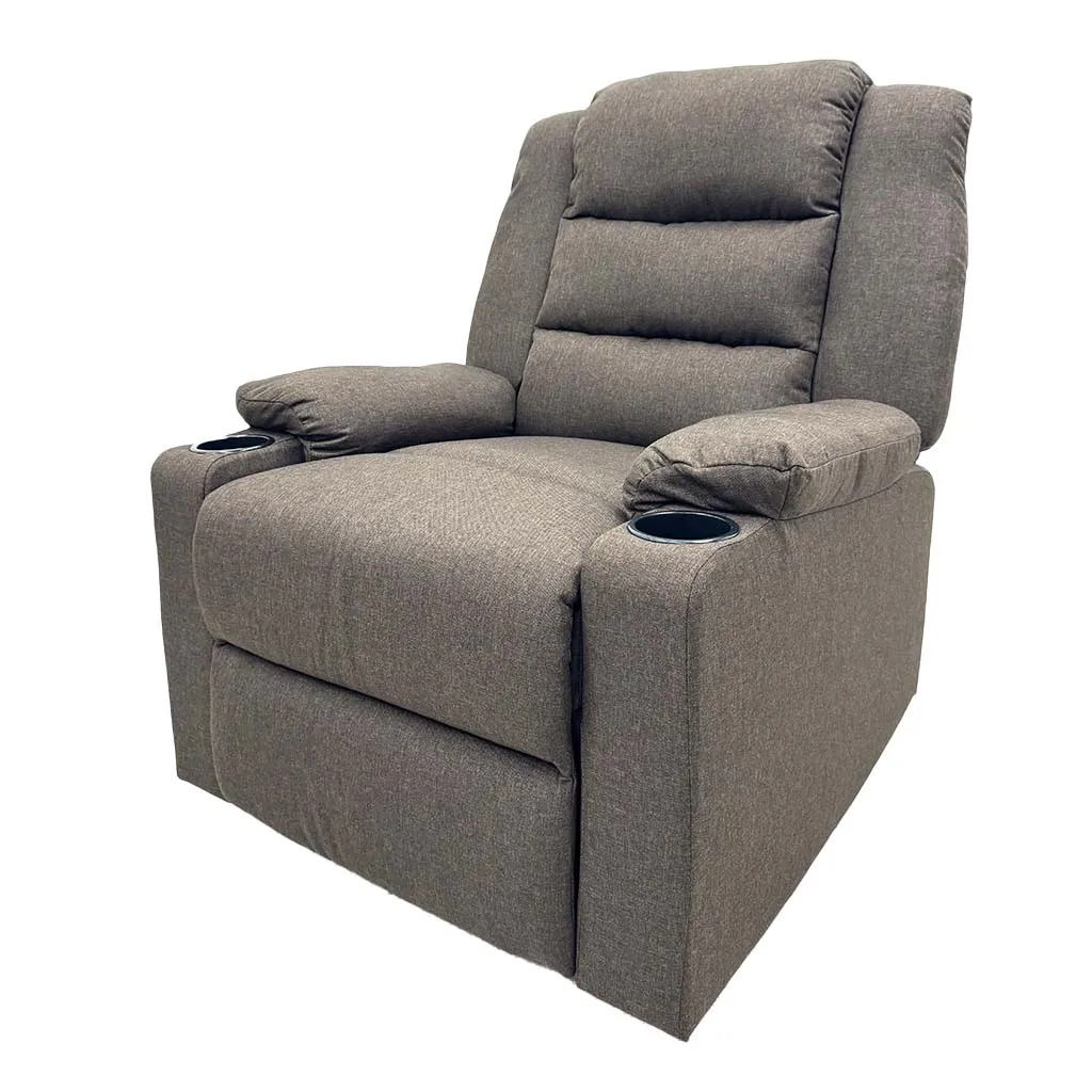 [TK-SA-4362] SILLON RECLINABLE LINO CAFÉ
