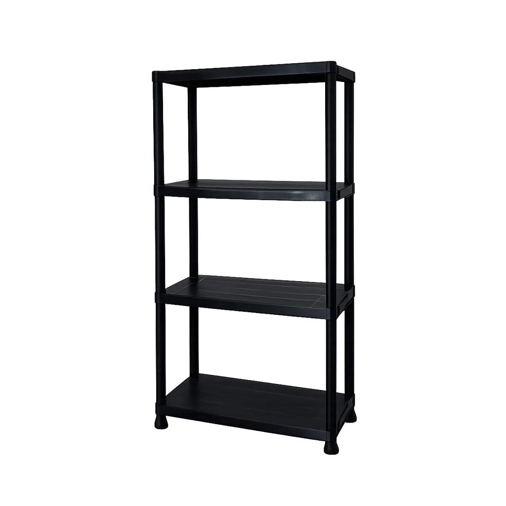 ESTANTE PLASTICO 4 NIVELES 61CMX31CMX131CM