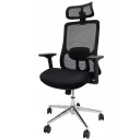 SILLA SEMI-EJECUTIVA MALLA NEGRA