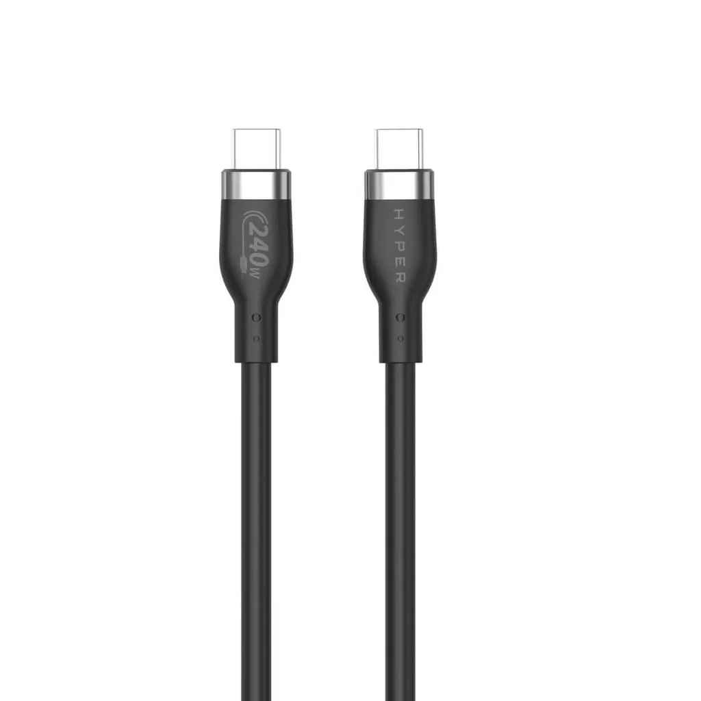 [DTF-TG00294] Targus cable de carga hyper USB-C 2.0  silicona 240W 3.3' negro - HJ4001BKGL