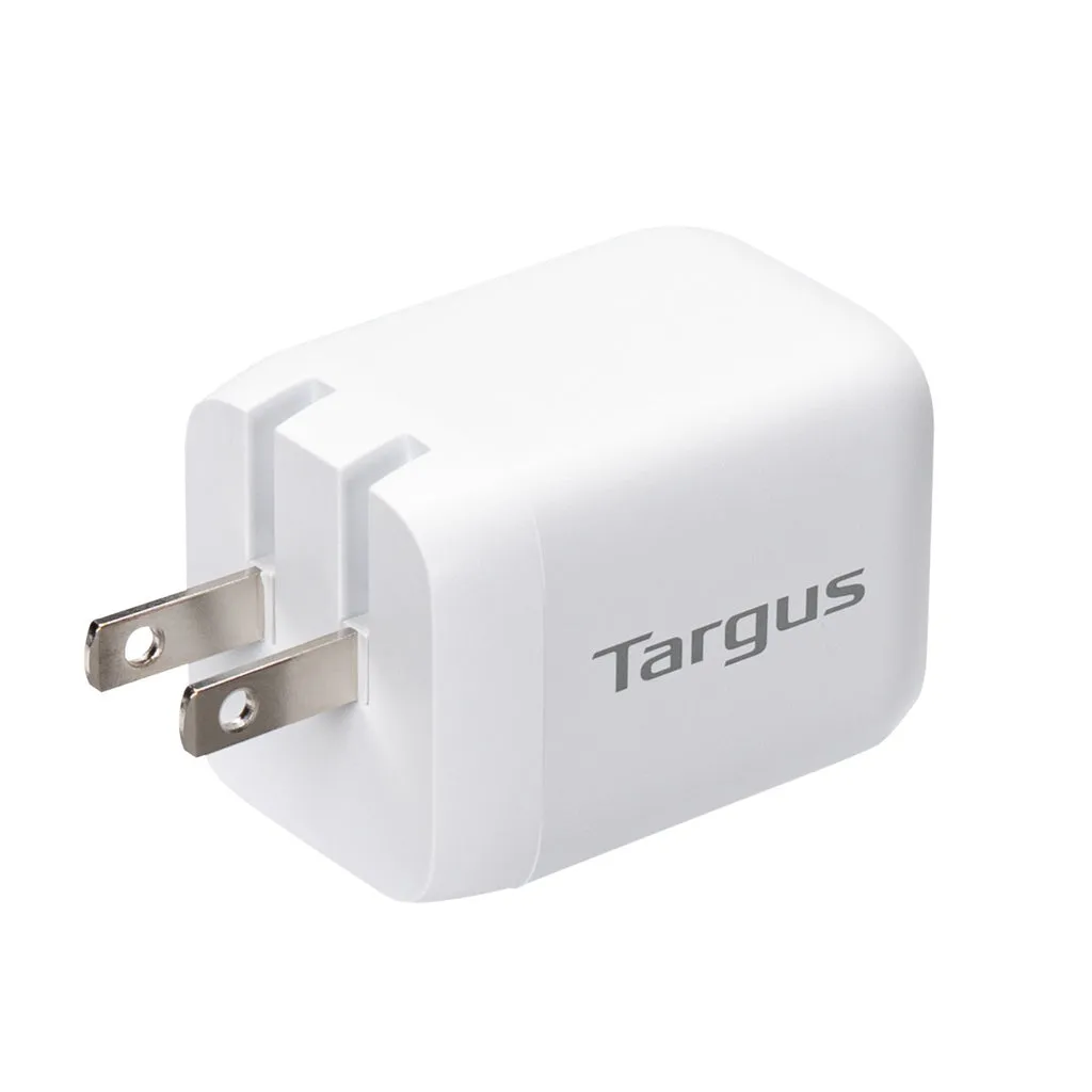 [DTF-TG00297] Targus cargador multi port GaN de pared 65W blanco -  APA11606TT
