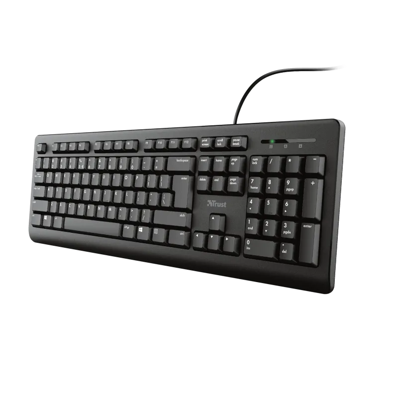 [DTF-TR00022] Trust teclado alambrico  primo usb negro 23883