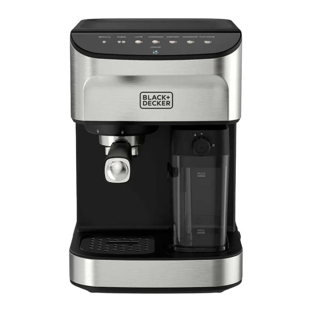 [DTF-BD00515] Black + Decker maquina de cafe semiautomatica espresso 20bar - EM0412-1SDLA