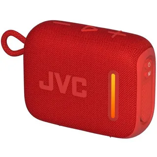 JVC audio portable bluetooth de 5W con luz ambiental resistente al agua rojo - XS-XS-KY2115R