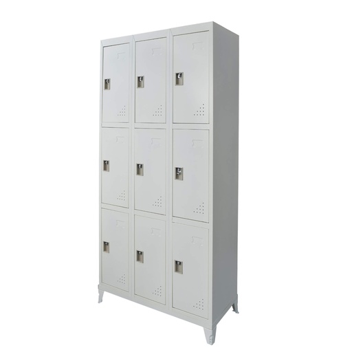 [MSO-LK-06] Locker metálico de 9 compartimientos